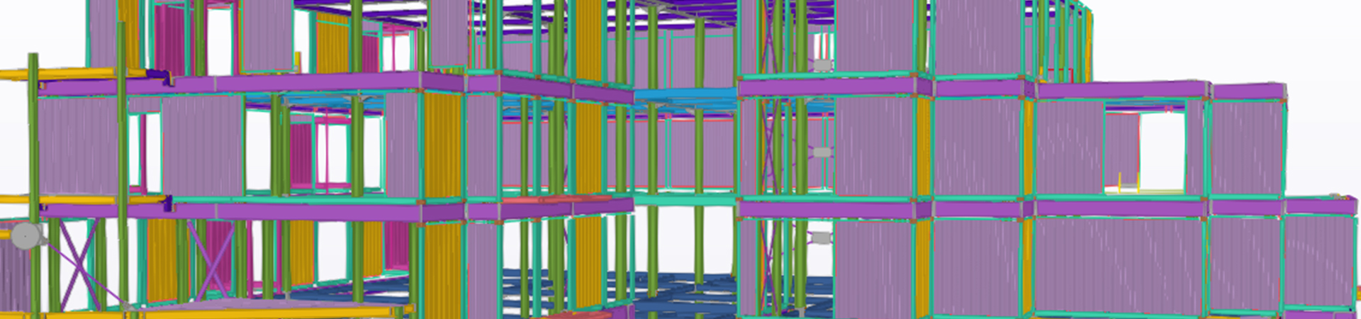 Structural Steelwork BIM model